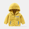 Children's Thick Coat Solid Color